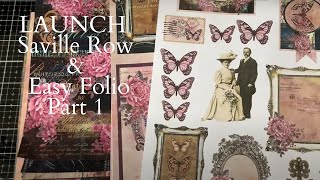 LAUNCH - Saville Row Junk Journal Kit + Quick Easy Folio Project Pt 1