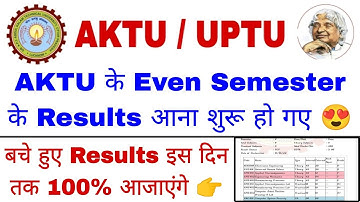 AKTU Even Semester Result Declared 😍 | AKTU Evem Semester Result 2022 | aktu BPharma mba result 2022