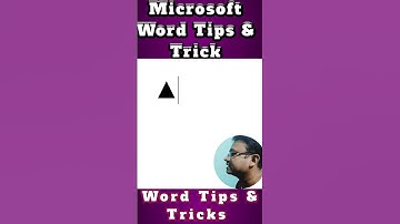 How To Insert Triangle Symbol In Ms Word | Ms Word Me Tribhuj Ka Symbol #short #shorts