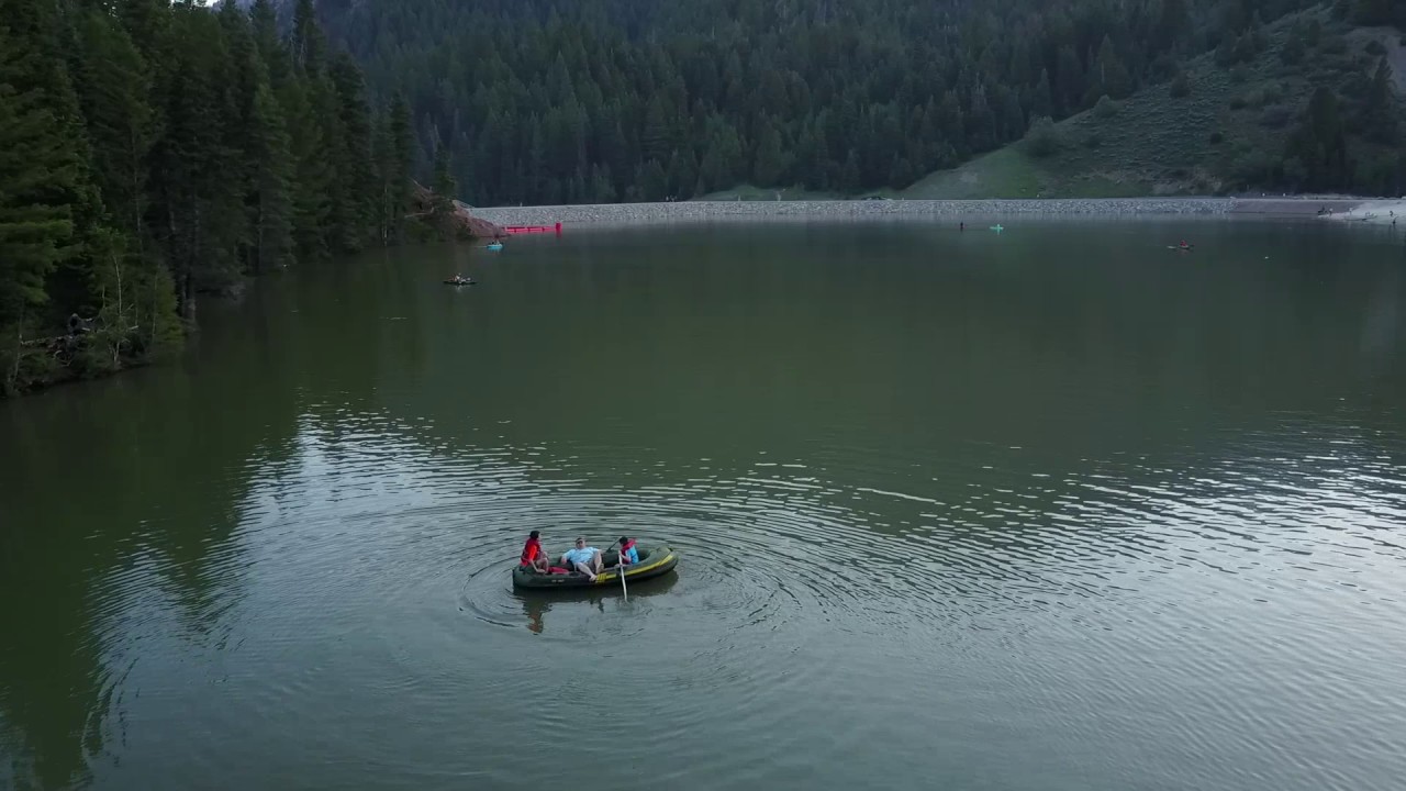 Tibble Fork Reservoir up American Fork Canyon in Utah DJI Mavic Pro