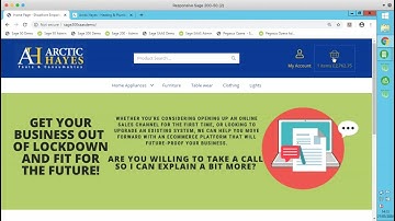 Aspidistra Shopfront & Sage Webinar - Sage Integrated Ecommerce Solution