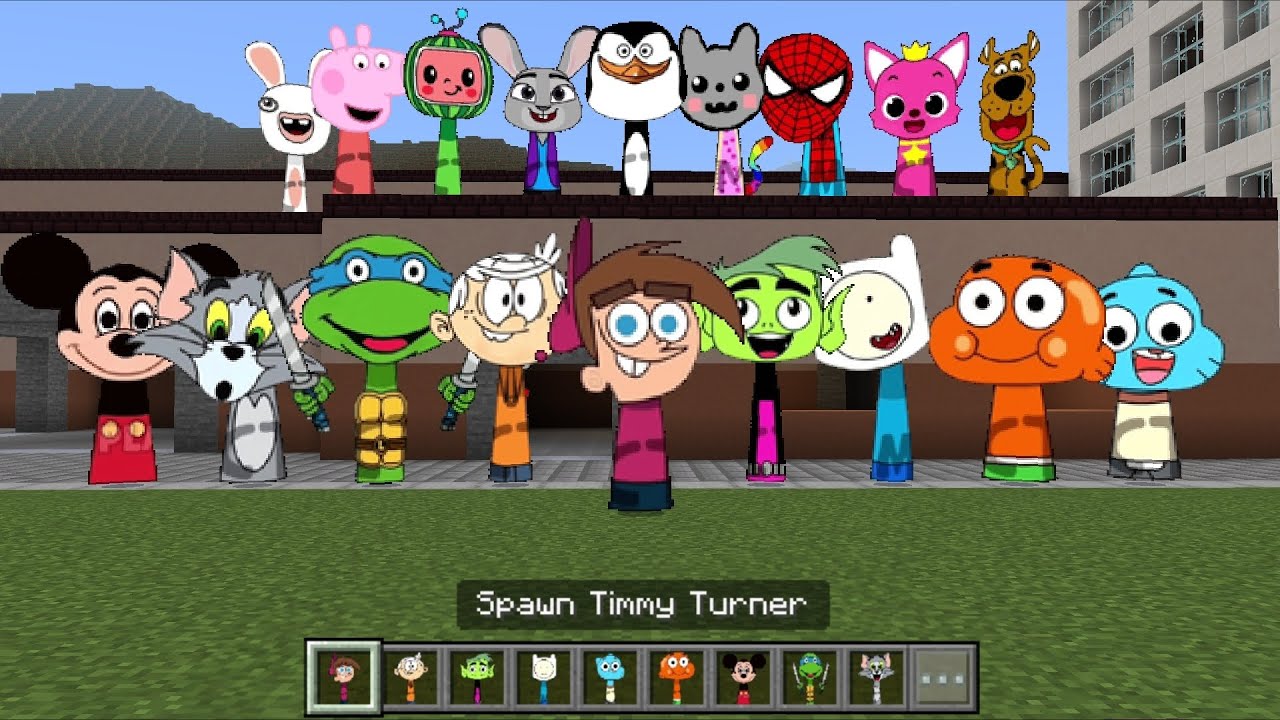 Timmy Sprunki Sprunki OC Timmy Turner Added in Minecraft PE - YouTube