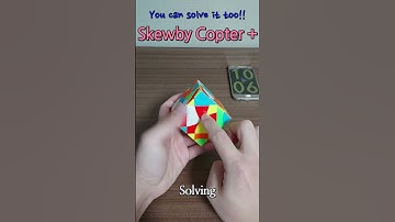 You can solve it too!!   || Skewby Copter Plus cube ||   #shorts