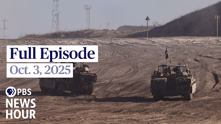 PBS News Hour full episode, Oct. 3, 2025