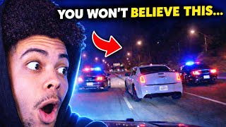 HELLCAT CHRYSLER 300 VS TWO GSP MUSTANGS!! | INSANE SQUEEZE! 