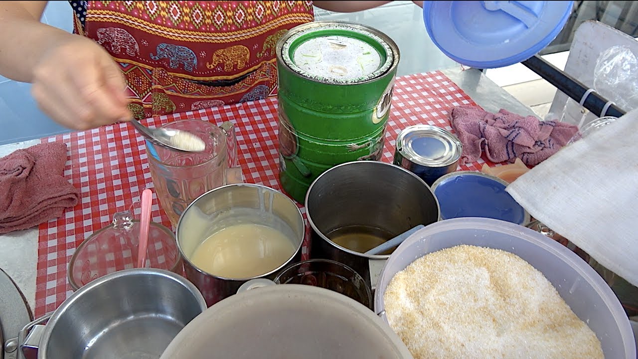 CHOCOLATE TEA AND MILK - STREET FOOD (DRINK) - YouTube