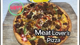Meat lover's pizza ~ recipe ...