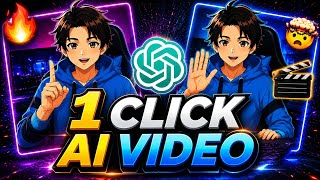 🔥 1 CLICK AI VIDEO 😱 | How to Make Professional AI Videos with ChatGPT screenshot 1