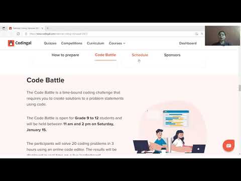 National Coding Olympiad 2021 Code Battle | Grade 9-12 | Coding for Kids