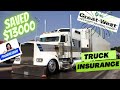 TRUCKING INSURANCE explained !!! How ours dropped 70% in the 5th year !! $19000 to $6000
