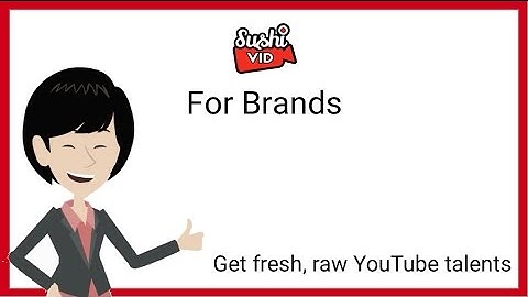 SushiVid Influencer Marketplace Introduction Video For Brands
