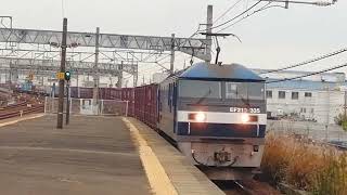EF210 335号機牽引稲沢発東京タ行1092レ枇杷島4番線通過