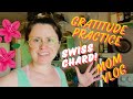 Gratitude practice  cooking up swiss chard  chickens  garden  simple living mom vlog