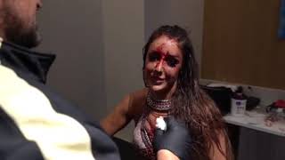 BEHIND THE SENCES OF DR BRITT BAKER LIGHTS OUT MATCH