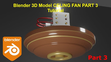 How to do Model Fan High Details in Blender Tutorial - Part 3