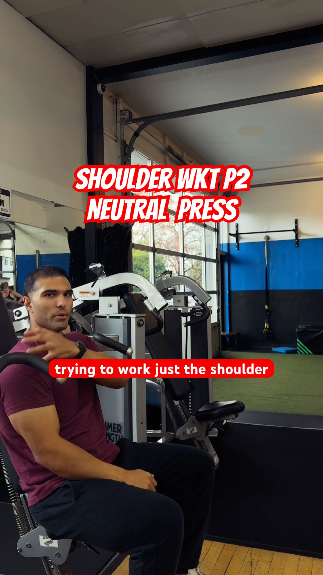 Mini Wkt Series: Shoulders P2 - Neutral Press to build the front delt