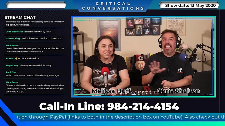 Critical Conversations 5.13.20 with Chris Shelton ...