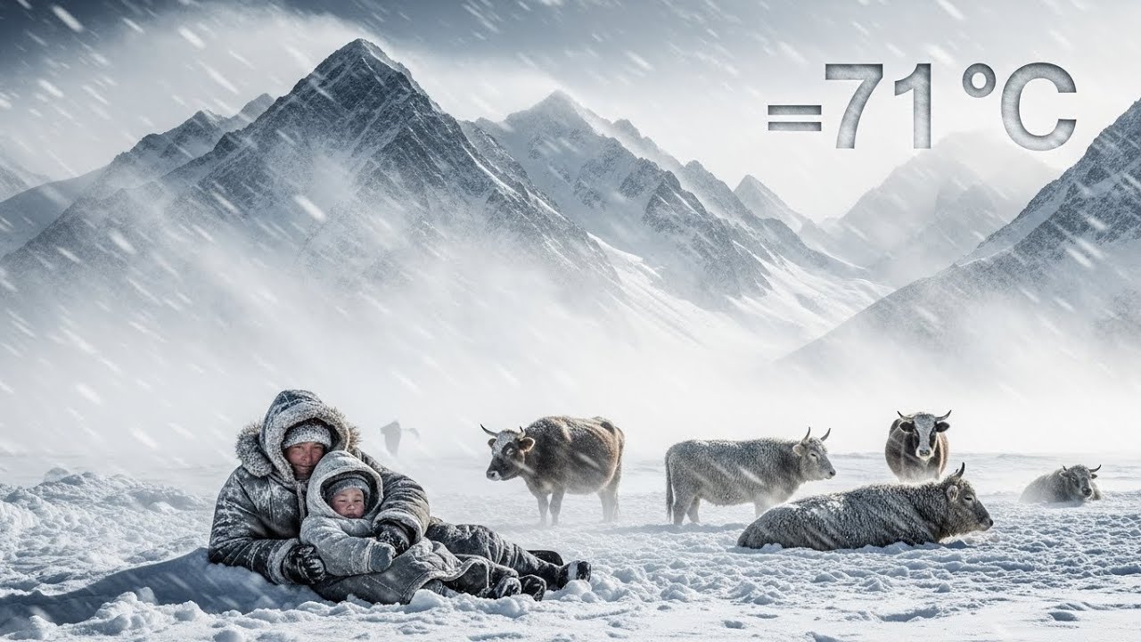 Выживание в метели при –71°C | Мать, её ребёнок и животные в ловушке замёрзшего Алтая