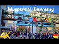 Wuppertal germany walking tour 4k 60fps