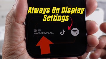 iPhone 17 Always on Display settings to turn on or turn off