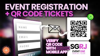 How to Create Event Registration Form + QR Code Tickets (Email & WhatsApp)