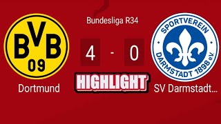 Dortmund vs SV Darmstadt || All Goals & Extended Highlights || Bundesliga 2023/24