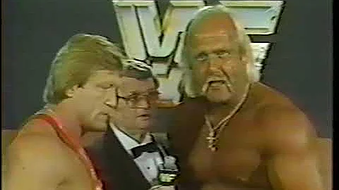 Paul Orndorff Hulk Hogan promo on Roddy Piper Bob Orton - 6/8/1985 - WWF - Upload: @historyofwwf