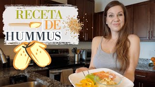 Cómo Hacer Hummus De Garbanzos Con Tahini | RECETA | Aitza Fitness