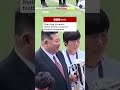Kim Jong Un meets North Korea's women's football champions. #BBCNews