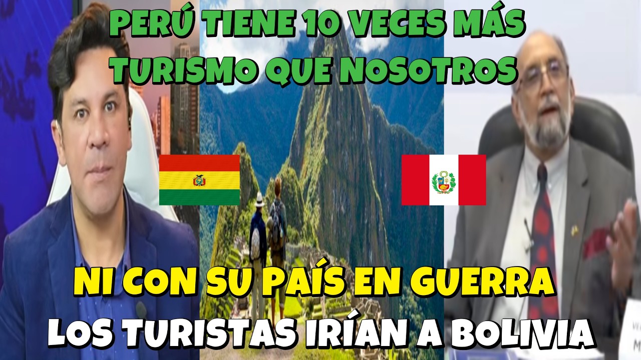 PERIODISTA BOLIVIANO INDIGNADO PORQUE PERÚ TIENE 10 VECES MÁS TURISMO!!!