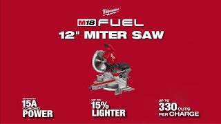 Scie à onglets composés coulissante à double biseau Milwaukee® M18 FUEL ™ 12 ”avec ONE-KEY ™