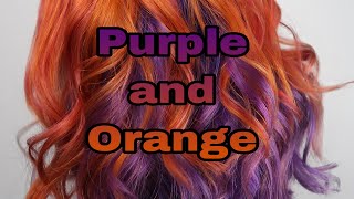 ORANGE AND PURPLE HAIR!!/ Pulp Riot