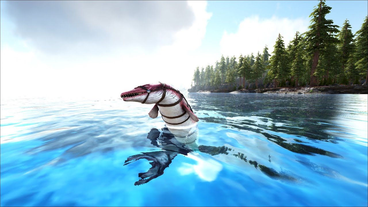 ARK:Crystal Isles 2 # 42  Кругосветное путешествие базилозавра