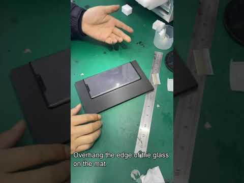 How to Make Curve LED Lamination Ruber Mat for Samsung Huawei