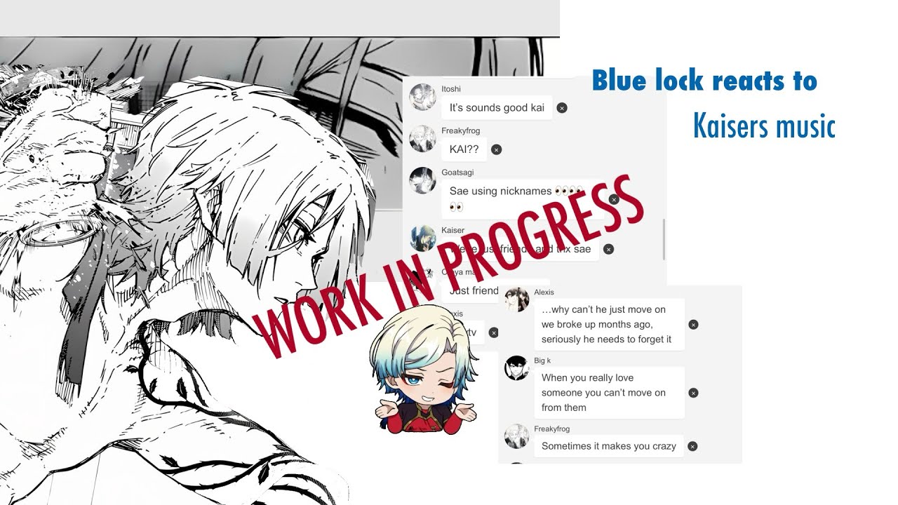 WIP | blue lock reacts to kaiser as music | x2 | ships