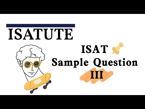 ISAT Free Sample Questions - ISATUTE Question 3