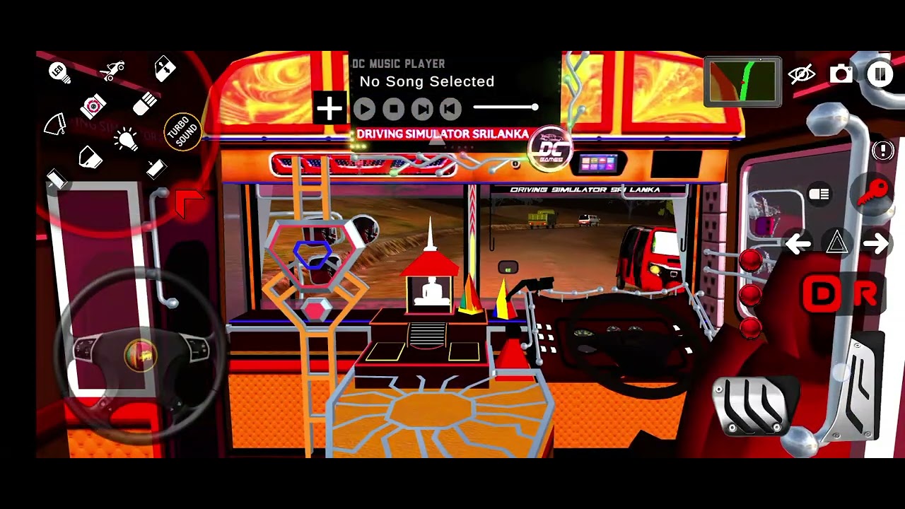 Driving simiulator sri lanka / new update / මොනරාගල - කතරගම route 