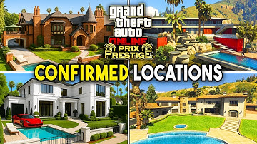 ALL CONFIRMED Mansions Locations in GTA 5 Online! (Upcoming Mansions DLC Update)