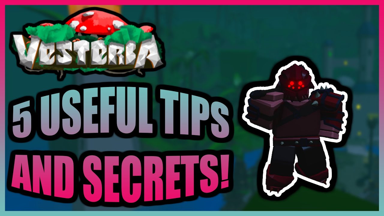 Vesteria 5 Useful Tips and Secrets! (Training Dummies, Splitting