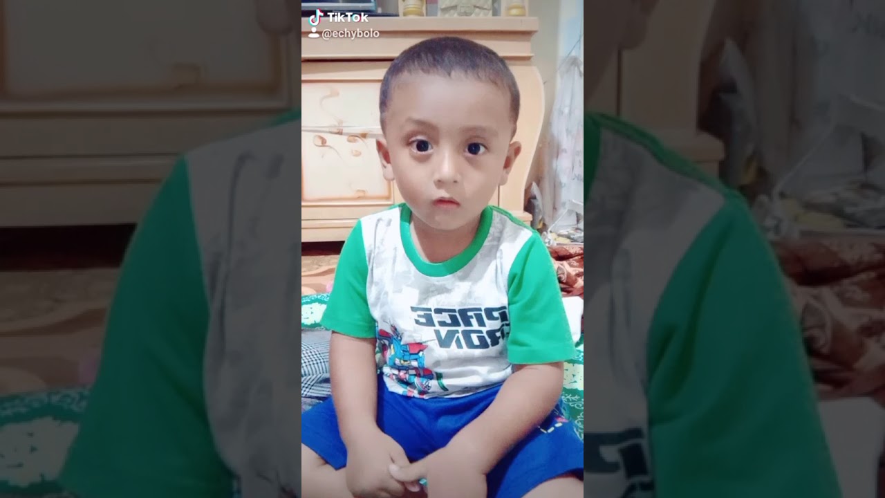 Anak 3 tahun yang lucu masa iya bisa tiktok 