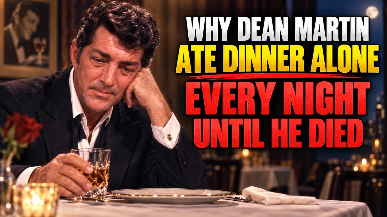 WHY DEAN MARTIN ATE DINNER ALONE EVERY NIGHT UNTIL HE DIED