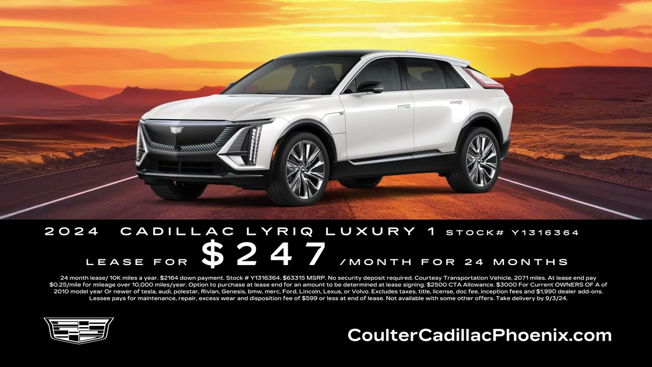 Coulter Cadillac Phoenix | August 2024 | Summer Sales Event