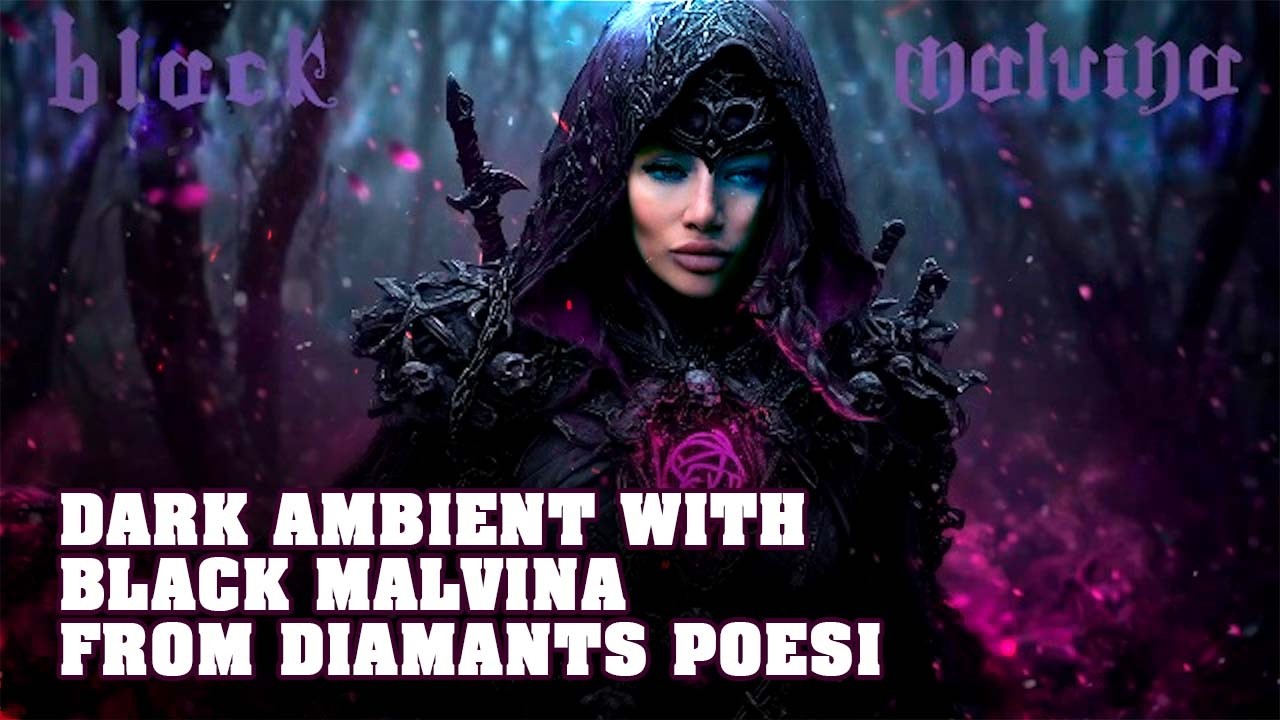 DARK AMBIENT WITH BLACK MALVINA FROM DIAMANTS POESI