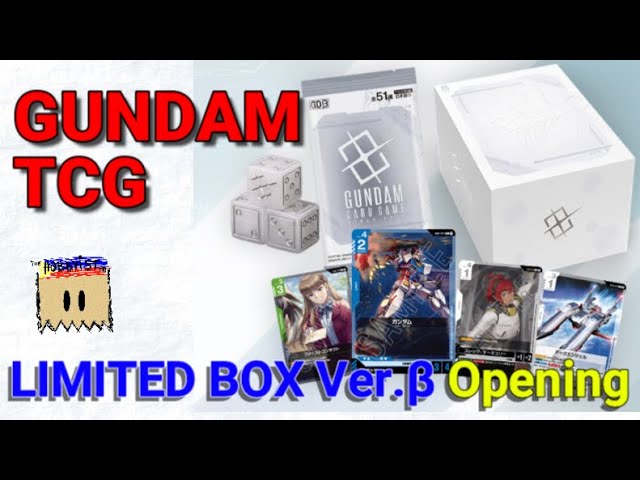 Gundam card game limited BOX Ver.β 2個セット Gundam Card Game Limited BOX Ver.Beta Japan version New