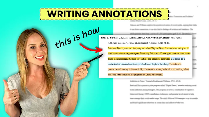 Master the Art of Writing Annotated Bibliography Annotations