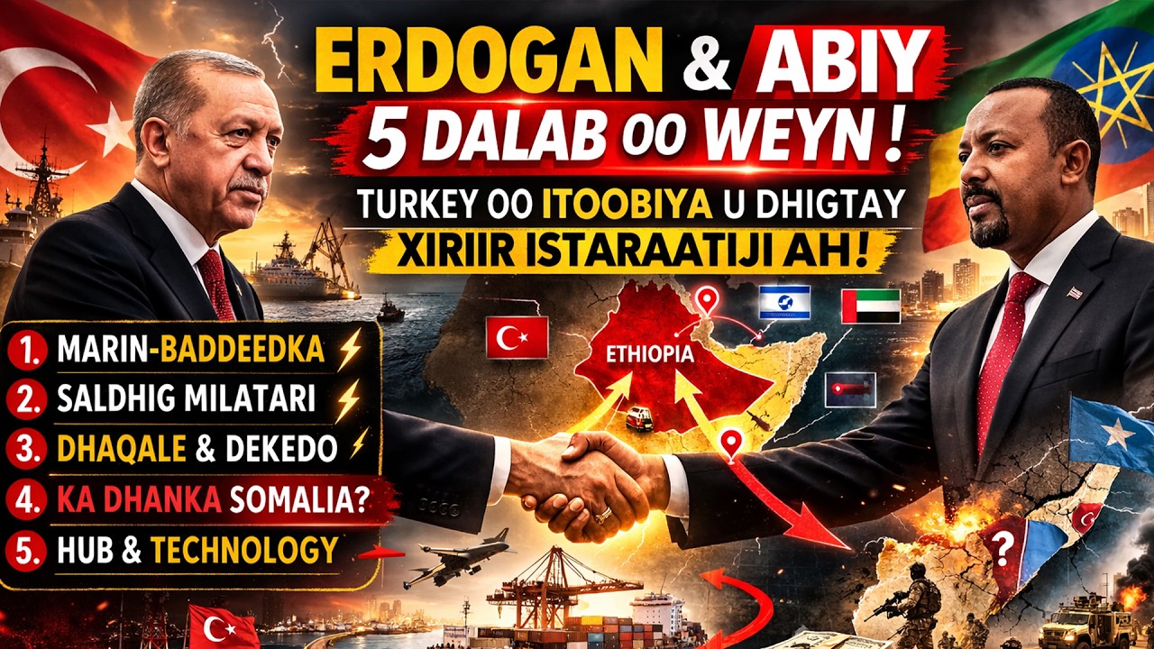 Erdogan & Abiy: 5 dalab oo Turkey geeyey Addis Ababa & Jawaabta Itoobiya