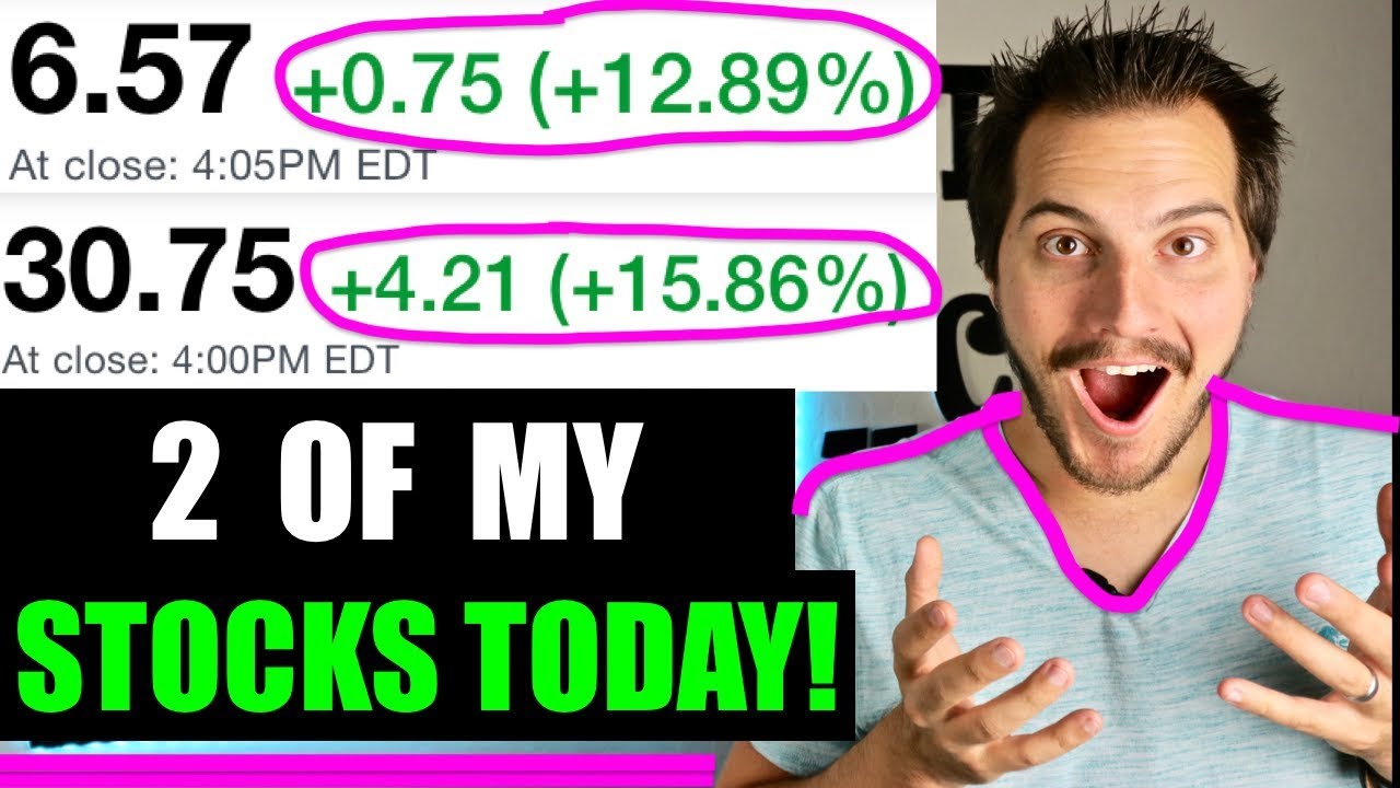 2 Of My Stocks Went Insane Today! | Stocks To Watch September 2019