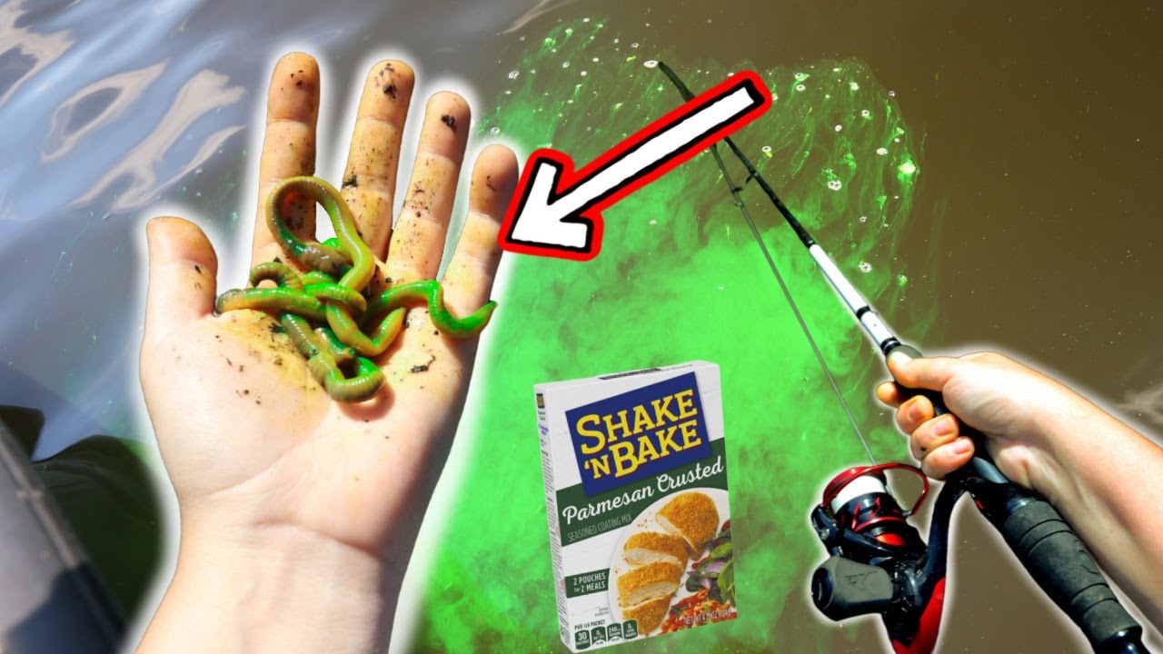 Using Toxic Green Worms to Catch Fish | Catch N' Cook!