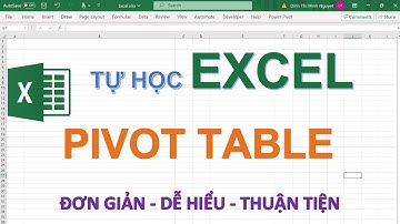 Hướng dẫn tạo Pivot table trong Excel chi tiết #pivot_table #excel