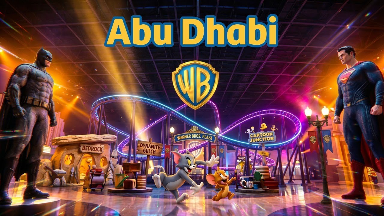 Warner Brothers Abu Dhabi -  One Of The World’s Largest Indoor Theme Parks